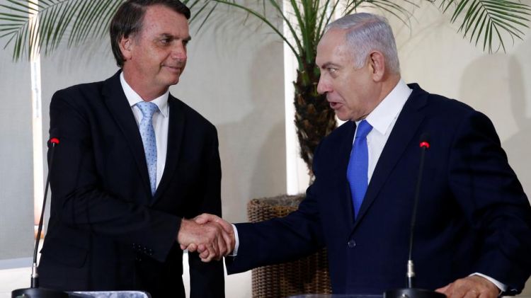 Brazil moving its embassy to Jerusalem matter of 'when, not if' Netanyahu