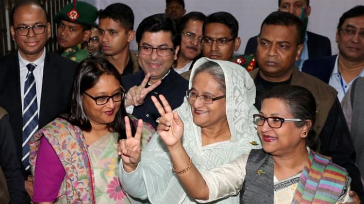Hasina wins Bangladesh elections as opposition rejects polls