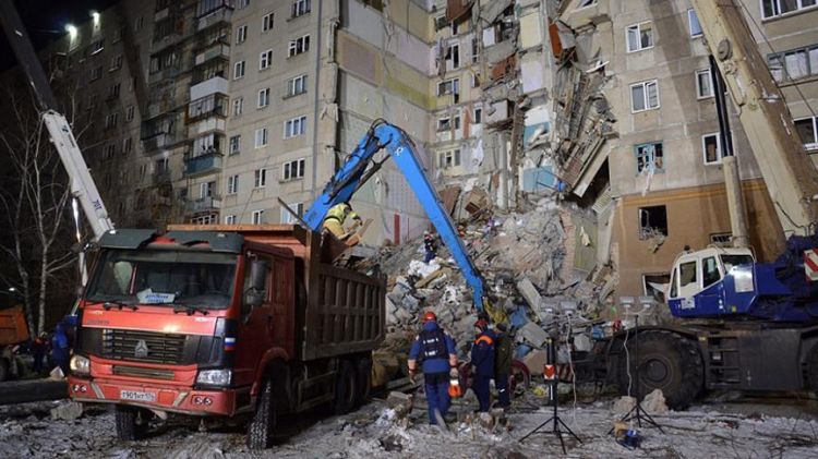 ارتفاع قتلى المبنى المنهار في روسيا إلى 20