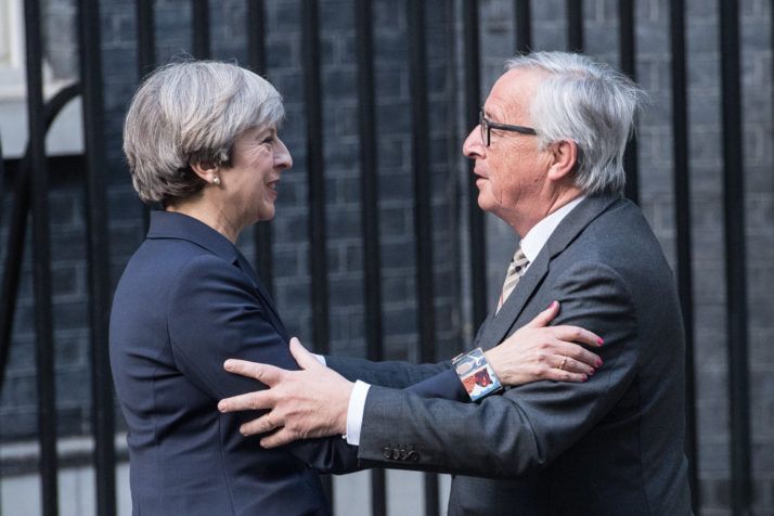 Juncker plans to 'listen' to May on Friday
