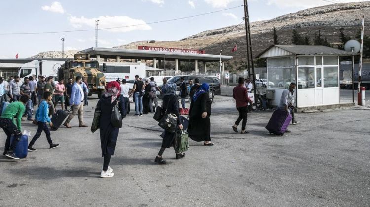 Statistics of Syrians return home from Turkey in 2018