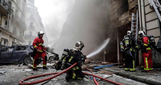 Several injured in powerful blast at Paris bakery