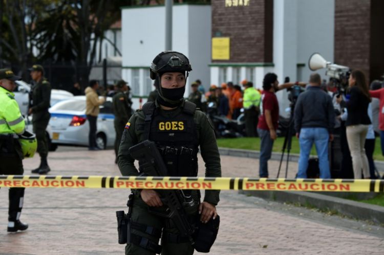 21 dead in car bomb attack on Colombian police academy