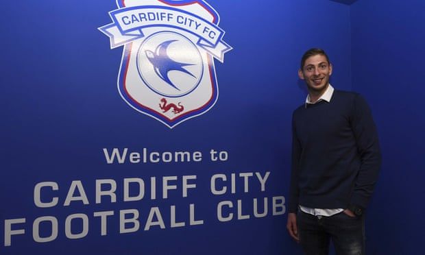 Fears that Cardiff City’s Emiliano Sala was on missing plane