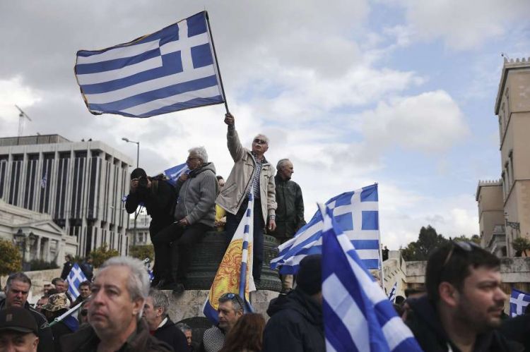 Protests broke out in Greece against parliament decision over Macedonian name change Hundreds arrested