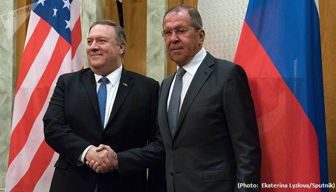 Pompeo visited to Russia to repair relations