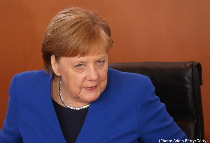 U.S as global rival that, along with China and Russia, Europe must unite against Angela Merkel