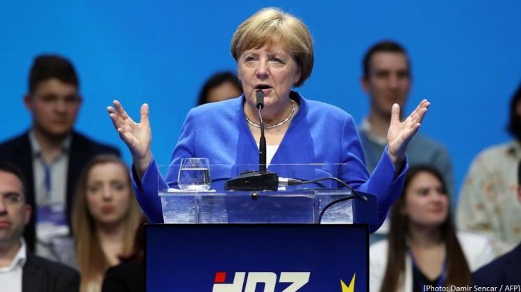 Merkel calls for Europe to stand up against far-right politics
