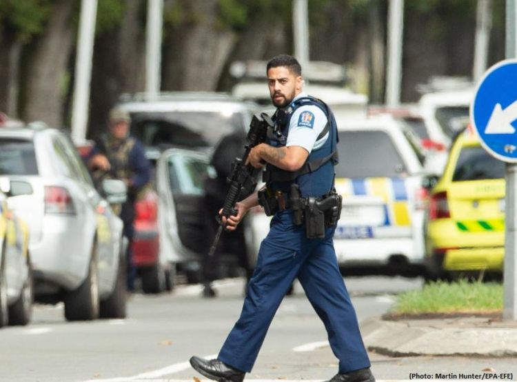 New Zealand police charge mosque shooting suspect with terrorism