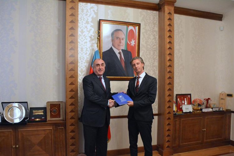 UNDP Resident Representative presents credentials to Minister of Foreign Affairs of Azerbaijan