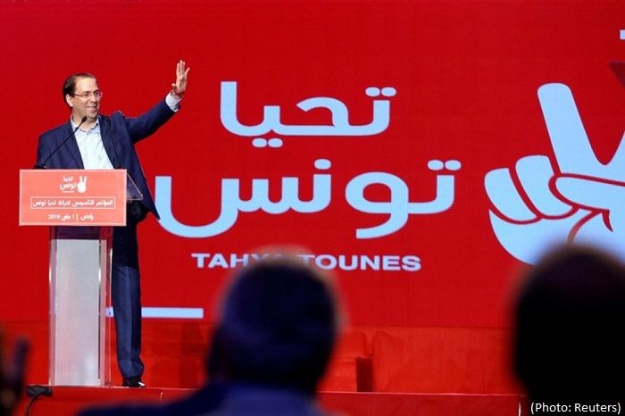 Tunisia PM Chahed elected as leader of new secular party