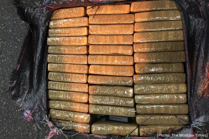 $70M worth of cocaine seized at Russian port