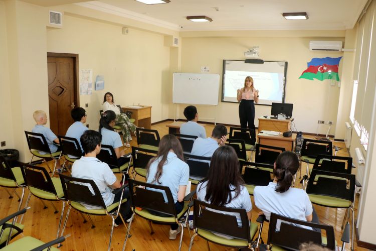 IEPF held a “Top Tips For Young Aspiring Publicists” workshop at Baku Oxford School