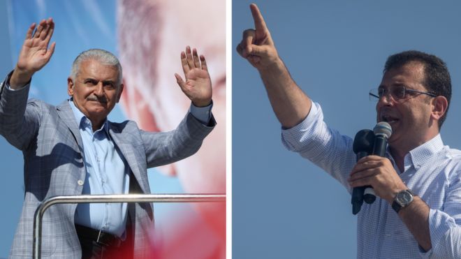 "تقدم مرشح المعارضة التركية" أكرم إمام أوغلو في انتخابات بلدية إسطنبول