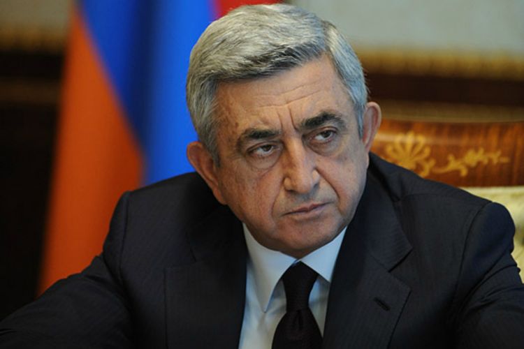 Serzh Sargsyan refused to respond Nagorno Karabakh question