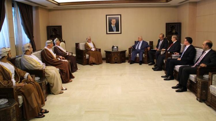 وزير الخارجية العماني يجري مباحثات مع بشار الأسد في دمشق