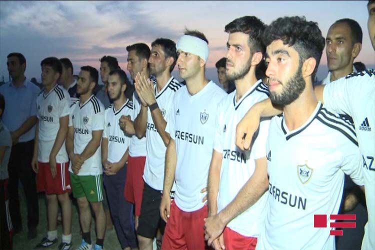 Ağdamda şəhid Raquf Orucovun xatirəsinə həsr olunmuş futbol turniri keçirilib