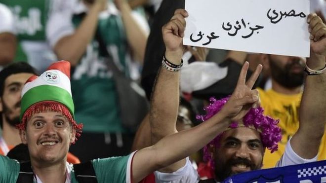 كأس الأمم الأفريقية 2019: تشجيع المصريين لمنتخب الجزائر يطوي خلافات الماضي الكروي