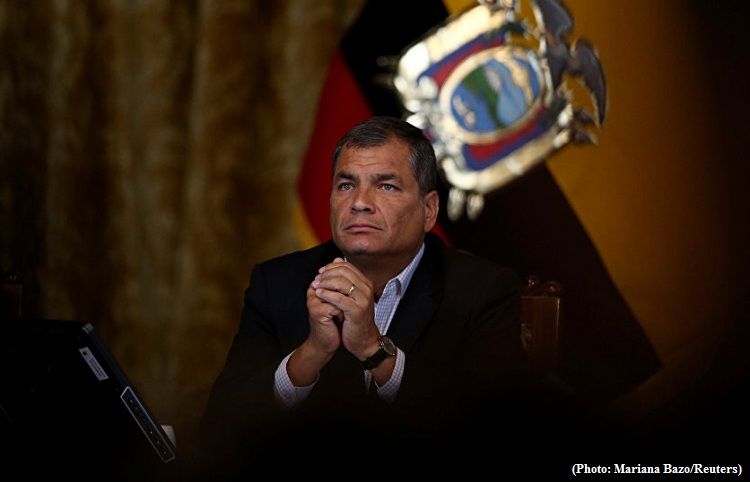 Assange meddled in US elections from London embassy Former Ecuadorian President Correa claims