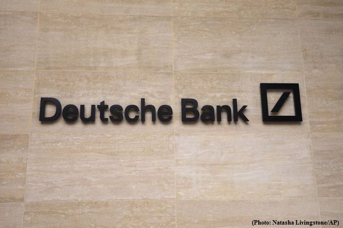 Deutsche Bank announced $3.45 billion loss