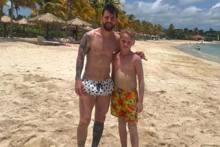 Messi surprised 11 year old boy with playing him football