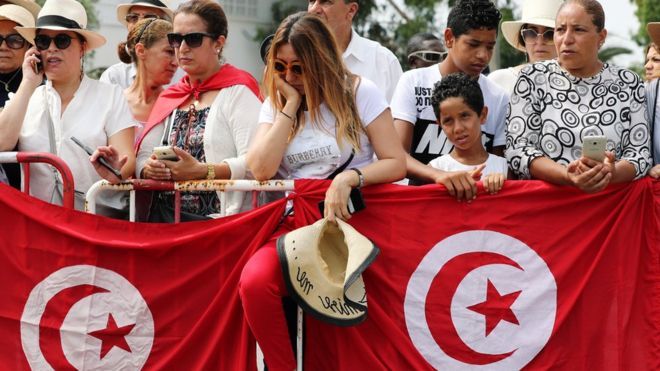 جنازة الباجي قايد السبسي: آلاف التونسيين يودعون رئيسهم بحضور عدد من زعماء العالم
