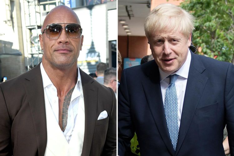 'Boris Johnson is my cousin' The Rock claims