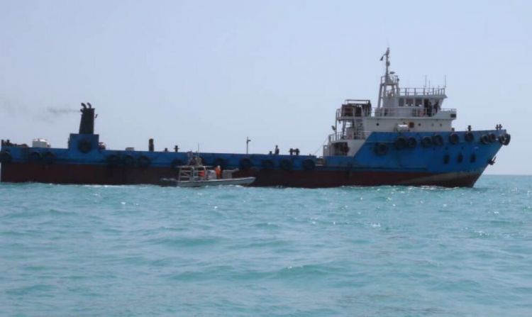 Iran seizes foreign vessel in PG claiming for smuggling oil