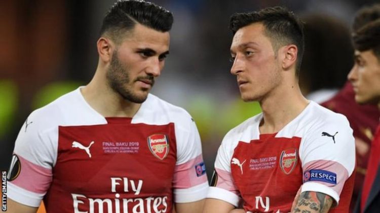 Mesut Ozil and Sead Kolasinac out of Arsenal's Newcastle trip over security fears