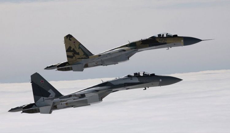 المقاتلات الروسية تعترض المقاتلات الاسرائيلية فوق سوريا