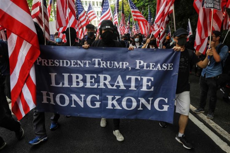 Hong Kong protesters want Trump to LIBERATE their city