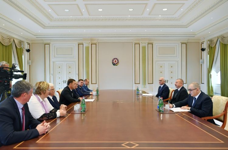 İlham Əliyev rusiyalı qubernatorla görüşdü
