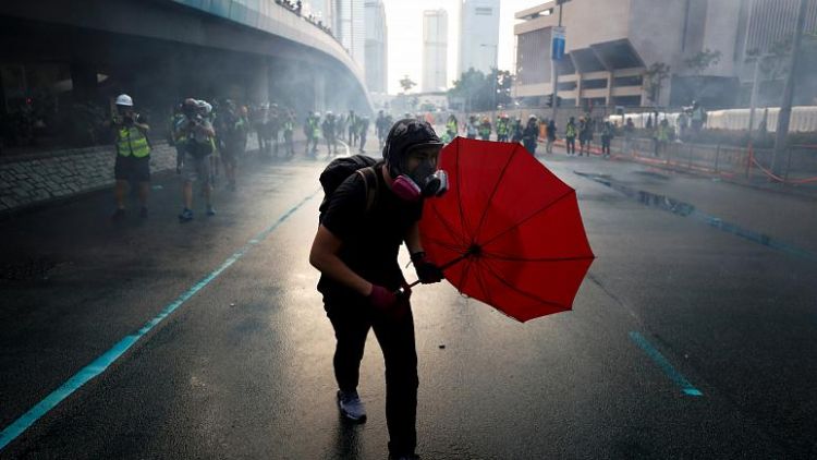 Hong Kong reopens after weekend of clashes