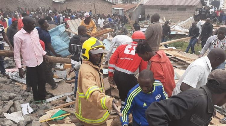 Seven dead, scores wounded in Nairobi Kenya school collapse