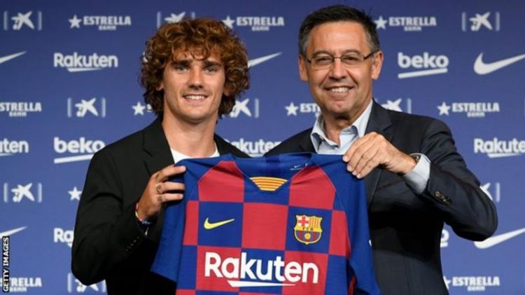 Spanish Federation fines Barcelona £265 for Griezmann approach