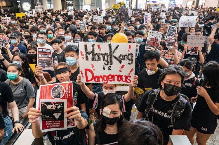 Hong Kong rejects democracy rally on China's National Day
