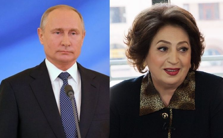 Putin met with Armenia’s second president’s spouse Bella Kocharyan