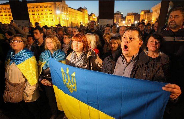 Kyiv protesters rally against approval of ‘Steinmeier Formula’
