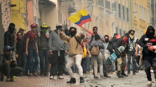 Ecuador declared state of emergency after protests