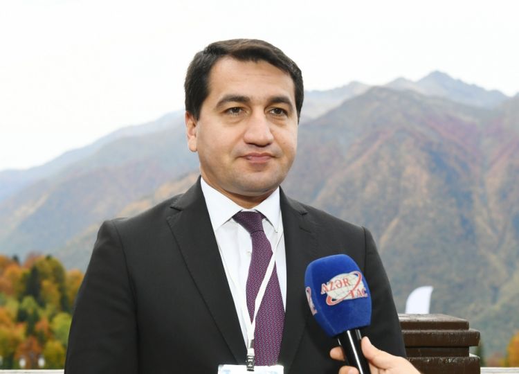 حكمت حاجييف: لاجتماع سوتشي بين رئيسي أذربيجان وروسيا أهمية