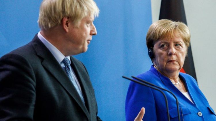 Merkel tells Johnson Brexit talks close to breaking down