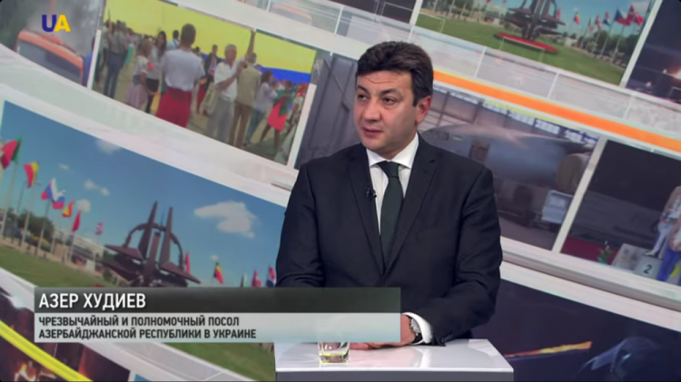 إدانة سياسة أرمينيا العدوانية في القناة التلفزيونية الأوكرانية