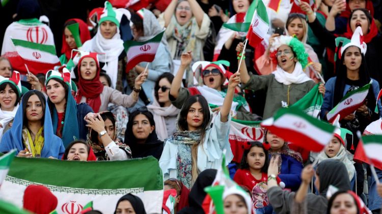 Iranian women were allowed to attend football match First time in decades
