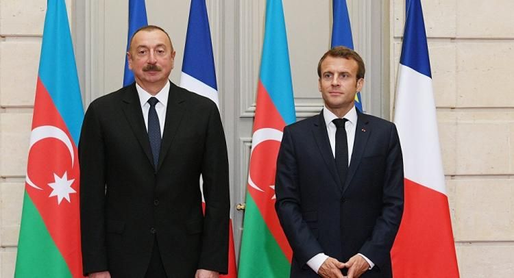 French President asked for support from Azerbaijani President