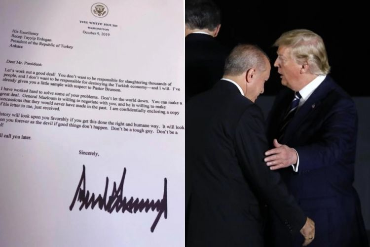 Erdogan bins Trump's 'Don't be a tough guy. Don't be a fool' letter