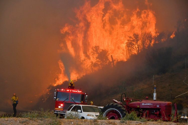 Tens of thousands have been evacuated in California wildfires