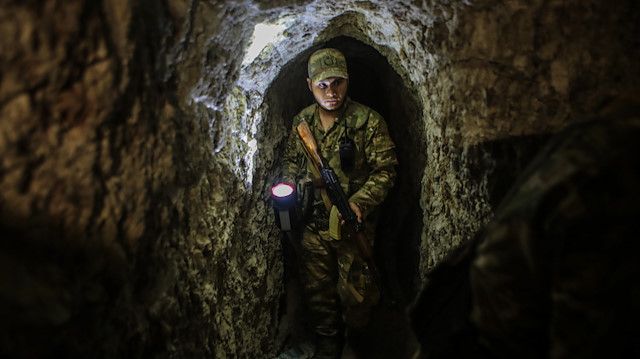 Another YPG/PKK tunnel found in Syria’s Ras Al-Ayn