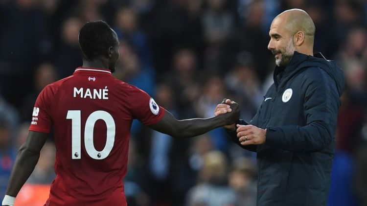 Guardiola accuses Liverpool's Mane of diving ahead of Anfield showdown
