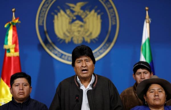Bolivian President announced resignation after 14 years being in power