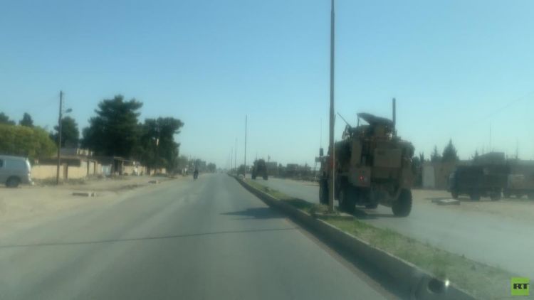 مراسلنا: قافلة للجيش الأمريكي تدخل القامشلي وتتجه شرقا للقيام بدورية